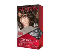 Revlon Colorsilk Coloration permanente – Gel 3D & kératine, 100% couvrance – N°30 Châtain foncé
