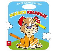 Coloration petit enfant chien