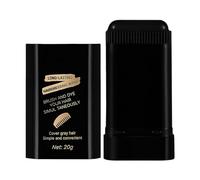 Coloration pour cheveux gris, peigne de coloration temporaire gris, solution de coloration pour cheveux à domicile, séchage rapide, application sans désordre, 8,5 x 4,6 cm, pour père grand-père