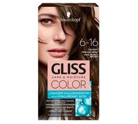 Schwarzkopf Gliss Color coloration cheveux permanente teinte 6-16 Cool Pearly Brown 2x60 ml