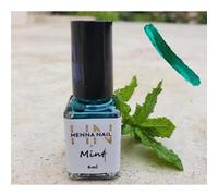 Coloration pour les ongles à base de henné Halal ce n'est pas un vernis à ongle mais du henna perméable et réspirant pour ongle 10 couleurs (Mint Vert)