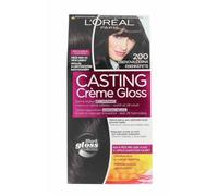 Coloration semi-permanente - Loréal Paris - Casting Crème Gloss - 200 Ébène Noir - Sans ammoniaque - 48ml