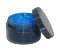 Coloration temporaire des cheveux Jetable Teinture capillaire temporaire Couleur de cire soluble dans l'eau Séchage rapide Lavage Polyvalent pour enfants Femmes Hommes Utilisation Bleu