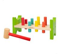 COLORBABY 40999 Jeu de Figurines et Marteau en Bois