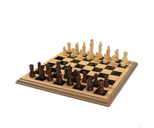 ColorBaby 43635 Jeu d'échecs en Bois, Petit, 30 x 30 cm