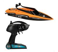 ColorBaby 47673 Bateau radiocommandé Racing Boat, 31 x 10 x 9 cm, télécommande, 6 Directions, fréquence 2,4 GHz, portée 35-40 m, Bateau RC, Jouets radiocommandés, Jouets pour Enfants, +4 Ans