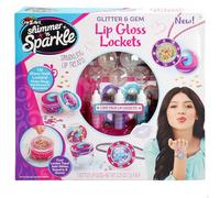 ColorBaby 47910 Shimmer N Sparkle Kit pour Faire des baumes à lèvres, des Rouges à lèvres en médaillon, y Compris Paillettes, Paillettes, Autocollants, Pierres précieuses, Maquillage pour Enfants,