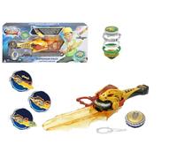 ColorBaby 48090 Infinity Nado Superior Pack toupie pour Enfants, Lighting Leopard Léopard Foudre, Lanceur d'épée, lumières Multicolores, Jeux de toupie, Piles incluses Jeu de Bataille, +5