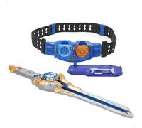 COLORBABY 48093 Infinity Nado Master Belt Battle Set toupie Fury Wave Dragon d'eau 3D, épée Lanceur, Ceinture maître, lumières LED, Jeux de toupie, Piles incluses