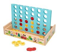 COLORBABY 48734 - Woomax-Disney Jeu 4 en Bois + 3 A, Multicolore