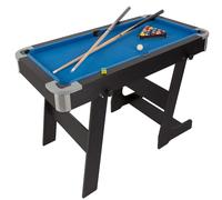 ColorBaby 85437 Table multijeux Pliable, Billard et ping-Pong, 120 x 61 x 73 cm, en Bois, Comprend 2 queues, 16 Boules, 1 Craie, 1 Brosse, 1 Triangle, 2 pelles, 1 Filet et 3 balles, 6 Ans et Plus