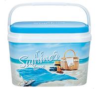 ColorBaby Aktive 62249 Glacière de Plage/Petit réfrigérateur Porte-Nourriture, capacité 6 L, Dimensions 29 x 19 x 20,5 cm, réfrigérant de Plage Rigide, Facile à Transporter, Multicolore, Normal