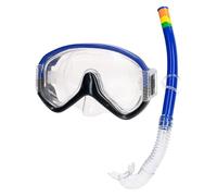 Colorbaby Aqua Sport 54252 Lunettes de plongée avec Tube Flexible pour Adulte Joint en Silicone sans Latex Verres en Polycarbonate Ajustement Facile Hypoallergénique Kit de plongée + 12 Ans