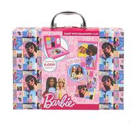 ColorBaby Barbie 77490 Set de Peinture avec Diamants, malette décorée, applicateur, Plus de 9 000 Diamants, 3 Feuilles, à Personnaliser, Peindre et colorer, Design, idéal Plus de 5 Ans