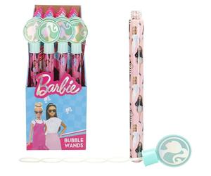 ColorBaby Barbie 77500 Lot de 24 bâtonnets de Bulles de Savon avec Motifs Assortis, Parfaits pour fêtes d'enfants, Anniversaires et Jeux en Plein air