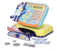 ColorBaby Bluey 39144 Caisse enregistreuse Jouet, Accessoires Inclus, Billets, pièces de Monnaie et Cartes de Jouet, Jeux de rôle, Jouets didactiques, Apprentissage et Plaisir + 3 Ans