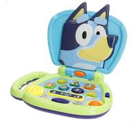 ColorBaby Bluey 39147 Mi Premier Ordinateur interactif avec Boutons dynamiques, Licence Officielle, poignée de Transport intégrée, Jouets interactifs en Anglais, Jeux pour Enfants + 6 Mois