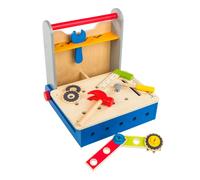 Colorbaby Boîte à Outils Pliante En Bois Jouer & Apprendre