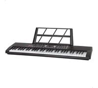 COLORBABY Bontempi 39233 Clavier musical 61 touches, 84,5 x 29 x 8,2 cm, pupitre, 200 sons, 200 rythmes, 60 démos, 3 niveaux d'apprentissage, câble USB, pianos numériques, orgue électronique pour