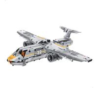 ColorBaby BYM 30931 Avion Militaire Jouet démontable, 329 pièces, 30,2 x 37 x 5 x 11 cm, Jeu démontable, Jeux de Construction, robotique Enfants 6 Ans, Cadeaux Originaux