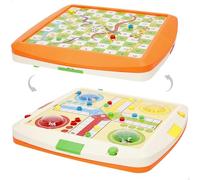 ColorBaby CB Games 39440 Jeu multijeux 2 en 1, Jeu Automatique, Serpents et échelles, Plateau réversible, 2-4 Joueurs, Jouets Classiques, Jeux de société, Cadeaux de Noël pour Enfants, +4 Ans