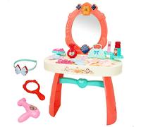 ColorBaby, Coiffeuse avec lumière et Son, Princesses, avec Accessoires, beauté Enfant, Jeu de Maquillage, Table de Maquillage pour Fille, Jouet pour Fille 3 Ans (47378)