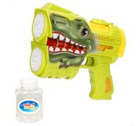 ColorBaby Color Bubbles 39097 Pistolet à Bulles électrique Croc en Forme de Crocodile, avec Flacon de 110 ML de Bulles et Piles, Facile à Utiliser, idéal pour l'extérieur