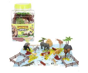 Colorbaby Figure Animal World-wild Animals 30 Unités