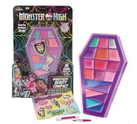 ColorBaby Monster High 48425 Kit de beauté Comprenant Palette Cercueil, Fard à paupières, Brillant à lèvres, Blush, Maquillage pour Filles, cosmétiques pour Enfants, Cadeaux pour Filles à partir de 8