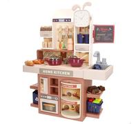COLORBABY My Home 39572 Cuisine de Jouet Pastel, lumière, Son et Effets, avec Accessoires, Jouets symboliques, Jeu de Cuisine, Jeux pour garçons et Filles, Cadeaux pour Enfants, à partir de 3 Ans