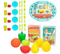 ColorBaby Panier à provisions avec Accessoires My Home Colors (43288), Couleur/modèle Assorti