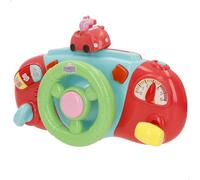 ColorBaby Peppa Pig 39159 Volant pour Poussette avec poignée d'ancrage Motif coloré Peppa, George et Ses Amis, Jeux interectifs, activités pour Enfants à partir de 6 Mois