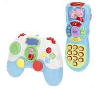 ColorBaby Peppa Pig 39161 Set de manettes interactives, Sons et mélodies, émet de la lumière, Piles incluses, Manette Console bébé, Jouets pour bébé, Jouet de première enfance, Cadeaux pour bébés 6