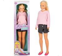 ColorBaby Maria Poupée Grande Jupe Décontractée, 105 cm, Accessoires Inclus, Poupées à coiffer, Jeux de rôle, Jouets pour Enfants et Filles + 3 Ans (39652)