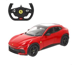 ColorBaby Rastar 41370 Voiture RC Ferrari Purosangue, échelle 1:14, réplique télécommande, Portes rabattables, détails fidèles, Voitures de Collection, pour garçons et Filles à partir de 6 Ans