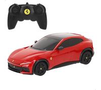 ColorBaby Rastar 41370 Voiture RC Ferrari Purosangue, échelle 1.24, réplique télécommande, Portes rabattables, détails fidèles, Voitures de Collection, pour garçons et Filles à partir de 6 Ans