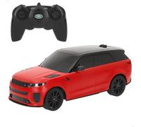 ColorBaby Rastar 41376 Voiture télécommandée, Range Rover Sport SV, échelle 1:14, réplique Officielle, télécommande radiocommandée 2,4 GHz, Portes rabattables, Couleurs Assorties Blanc ou Rouge, pour