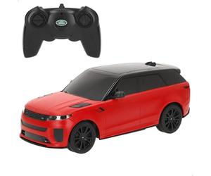 ColorBaby Rastar 41376 Voiture télécommandée, Range Rover Sport SV, échelle 1:14, réplique Officielle, télécommande radiocommandée 2,4 GHz, Portes rabattables, Couleurs Assorties Blanc ou Rouge, pour