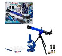 Cb Toys Set Telescope 20x/30x/40x + Microscope Argenté