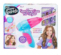 ColorBaby Shimmer N Sparkle Applicateur de pierres précieuses pour cheveux, machine sans fil et rechargeable, comprend 600 gemmes colorées, 8 petits peignes, autocollants, jouets pour fille, +8 ans