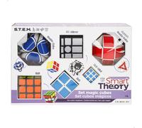 COLORBABY Smart Theory 47419 Set de 6 Cubes Magiques, 2 Puzzles Serpent, 1 Cube Miroir 3D et 3 Classiques, Jeu pour Enfants, Jouet Enfant, Cadeau pour Toute la Famille