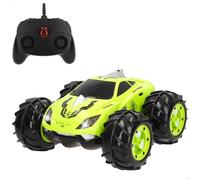 ColorBaby Speed & Go 41334 Voiture télécommandée amphibie 360°, vert et noir, 20 x 18 x 10 cm, 6 directions, fréquence 2,4 GHz, acrobaties, voitures radiocommandées pour enfants, véhicule RC, jouets 4