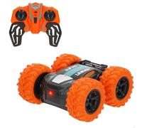 COLORBABY Speed & Go 41354 Voiture télécommandée à 360°, Orange ou Vert, 15 x 15 x 7 cm, avec lumière, 6 Directions, 8 km/h, acrobaties, Voitures radiocommandées pour Enfants, véhicule RC, Jouets 4
