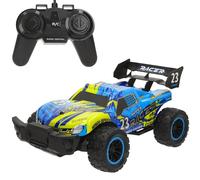 ColorBaby Speed & Go 41357 Voiture télécommandée Tout-Terrain, échelle 1:14, 6 Directions, Vitesse 6-8 km/h, fréquence 27 MHz, Batterie Rechargeable USB, télécommande, Jouets pour Enfants 4 Ans