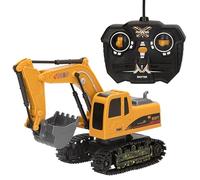 ColorBaby Speed & Go, Pelleteuse télécommandée 1:24, RC, lumière, Rotation à 360°, Chargeur Inclus, télécommande 5 Fonctions, véhicule de Construction, Jouets radiocommandés, Jouet Enfant +4 (47528)
