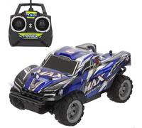 COLORBABY Speed & Go Voiture radiocommandée, Bleu ou Rouge, Échelle 1:18, 6 Directions, 8 km/h, Portée de 20 mètres, Voitures radiocommandées pour Enfants, Véhicule RC, Jouets 4 Ans (41359)
