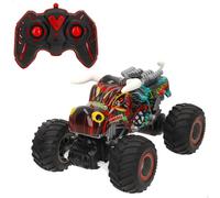 COLORBABY Speed & Go Voiture télécommandée, échelle 1:16, lumière, mélodies, Effets de fumée, 6 Directions, 2,4 GHz, Vitesse 8 à 10 km/h, radiocommandée, Voitures pour Enfants, Cadeaux pour Enfants 4