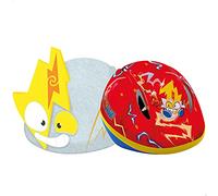 ColorBaby SuperThings 77284 - Casque avec housse 3D, SuperThings, casque licorne Neon Blast, casque de vélo/trottinette, casque pour enfants 3 ans, dimensions 20 x 26 x 13 cm