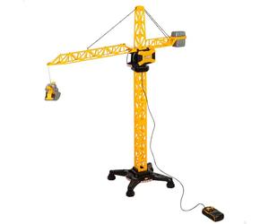 ColorBaby Teamsterz 39509 Grue de Construction, Grande Taille, Plus de 100 cm, télécommande avec câble, Crochet de Charge, 3 Piles AAA, Design réaliste pour Enfants à partir de 3 Ans