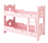 ColorBaby WOOMAX 49364 Woomax-lit superposé en Bois pour poupées +3a
